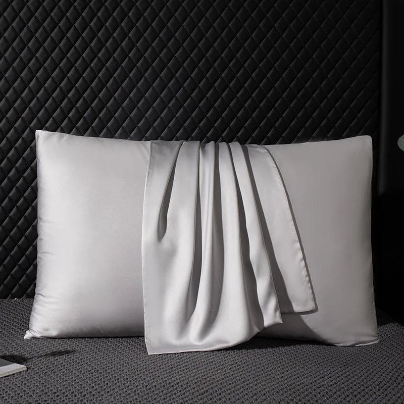 Taie d’Oreiller en Soie de Mûrier – 100 % Soie Pure de Luxe