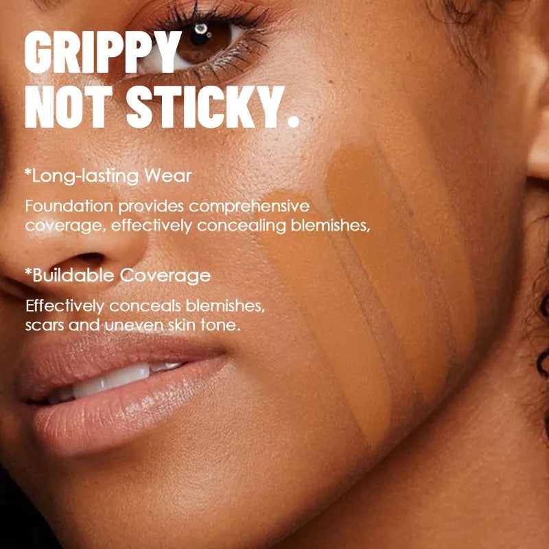 Fond de Teint Liquide Mat – Haute Couvrance, Waterproof & Anti-Brillance