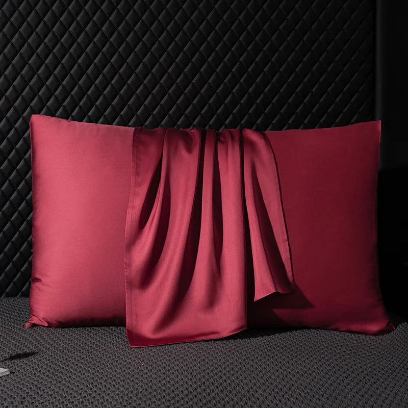 Taie d’Oreiller en Soie de Mûrier – 100 % Soie Pure de Luxe