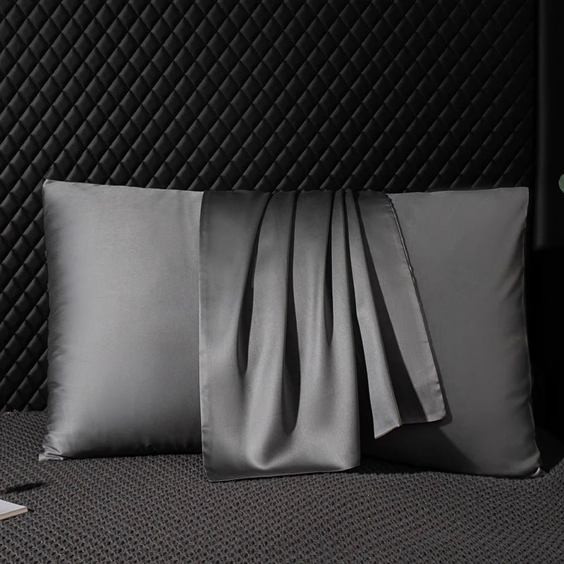 Taie d’Oreiller en Soie de Mûrier – 100 % Soie Pure de Luxe