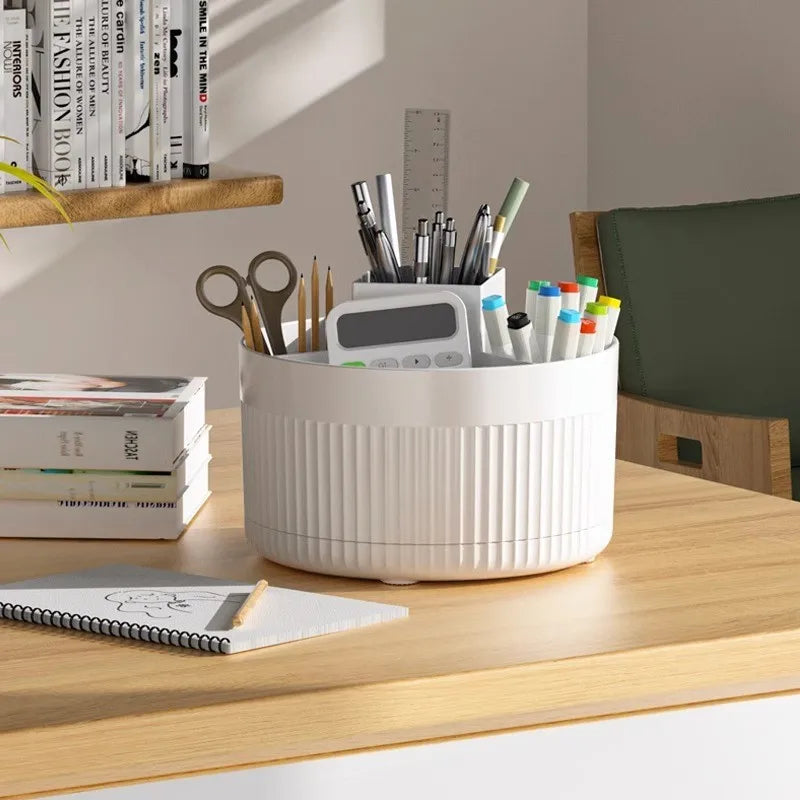 Organisateur Beauté Rond – Rangement Compact et Élégant